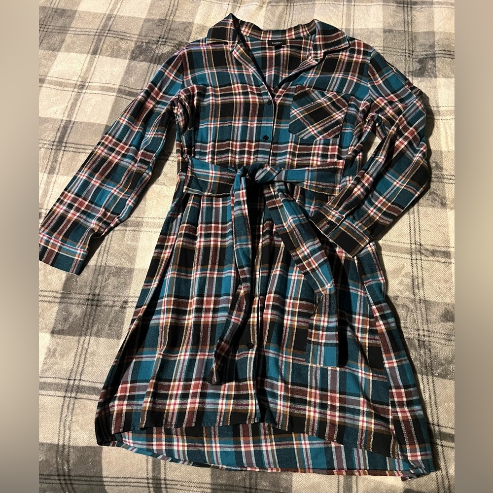 Flannel dress